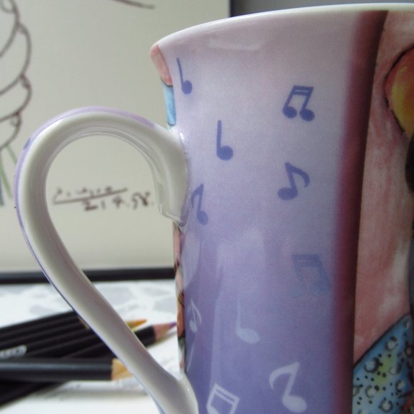 Porcelain Fine China Mug Fat Ladies Northamptonshire Creative Tops England - Picture 10 of 14